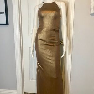 Sherri Hill Dress bronze/gold